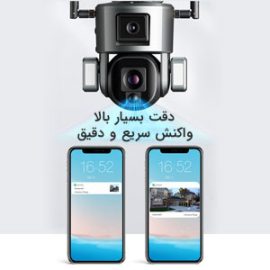 دوربین مداربسته دو لنز خورشیدی اسپیددام مدل Sky Tower IP66