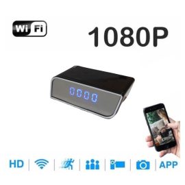 ساعت رو میزی دوربین دار وای فای 10MP | دوربین مداربسته مخفی | دوربین مدار بسته | دوربین جاسوسی | ساعت رومیزی دوربین دار