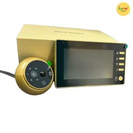 دوربین چشمی دیجیتال درب مانیتور بزرگ فول اچ دی گلد